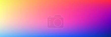Photo for Beautiful panoramic pink and blue color gradient background - Royalty Free Image