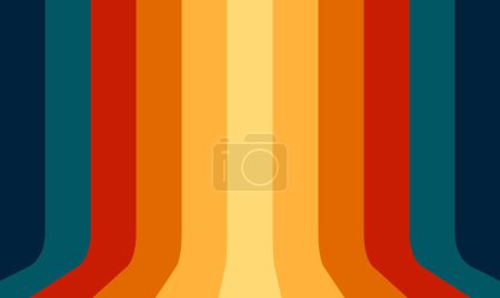 Photo for Vintage colorful vertical stripes background - Royalty Free Image