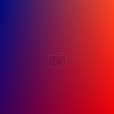 Illustration for Simple square blue and red dark color gradient background - Royalty Free Image