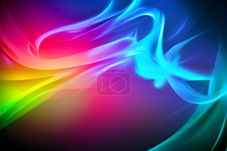 Photo for Abstract background with neon light and motion effects - Royalty Free Image