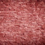 Old wall background with red brick and white bricks