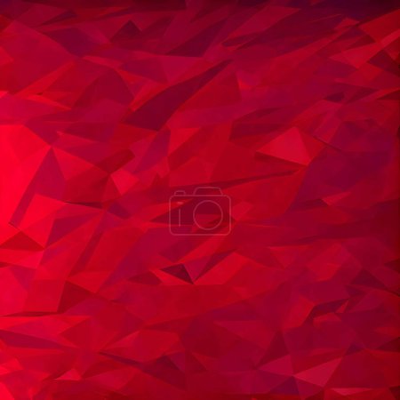 Photo for Dark red vector polygonal mosaic pattern. modern geometrical abstract illustration with triangles. template for cell phone's - Royalty Free Image