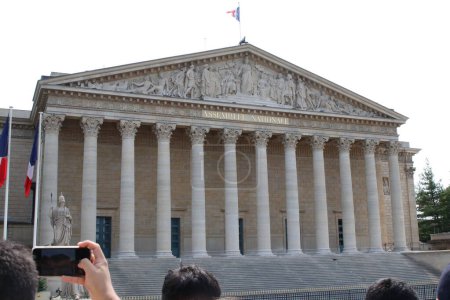 Téléchargez les photos : Paris France 11 juillet 2023 Assemblée nationale de France. - en image libre de droit
