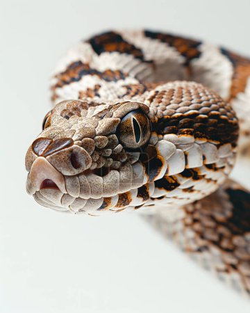 Téléchargez les photos : Macro Photographie des traits du visage d'un serpent - en image libre de droit
