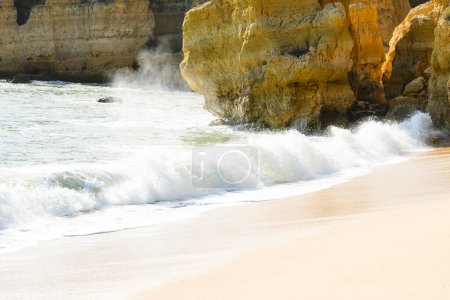 Photo for Waves crashing on the beach - Royalty Free Image