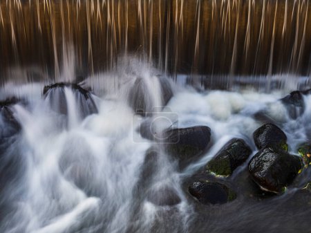 Photo for Small waterfall on river, Sweden - Royalty Free Image