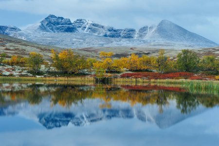 Téléchargez les photos : Montagne Rondslottet dans le parc national de Rondane, Norvège, Europe - en image libre de droit
