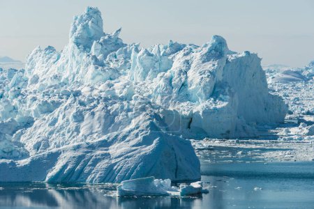 Téléchargez les photos : Glaciers au fjord de glace d'Ilulissat, Groenland - en image libre de droit
