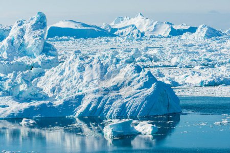 Téléchargez les photos : Glaciers au fjord de glace d'Ilulissat, Groenland - en image libre de droit