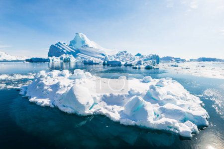 Foto de Icebergs en el fiordo de hielo Ilulissat, Groenlandia - Imagen libre de derechos