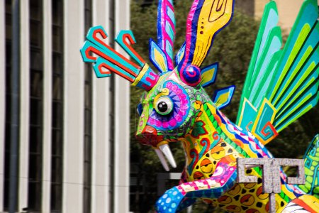 Photo for Alebrijes, Mexican Parade, Mexican Tradition - Royalty Free Image
