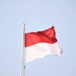 indonesian flag red and white