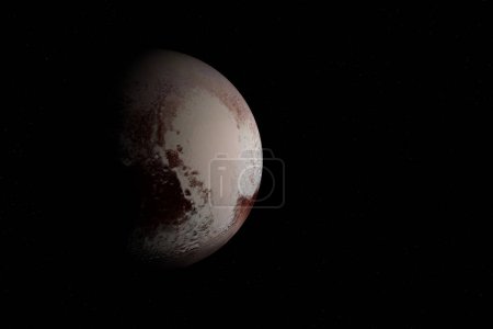 Téléchargez les photos : Photographie numérique de la planète naine Pluton. - en image libre de droit