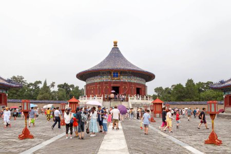 Photo for Beijing, China - August 07 2018: Imperial Vault of Heaven at the Temple of Heaven. - Royalty Free Image