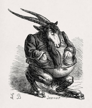 Lechies by Louis Le Breton made in 1863 for the Dictionnaire infernal writen by Jacques Collin de Plancy.