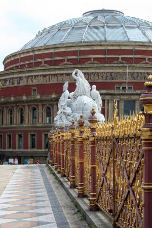 Photo for The Royal Albert Hall is a concert hall on the northern edge of South Kensington, London, England. It has a seating capacity of 5,272. - Royalty Free Image