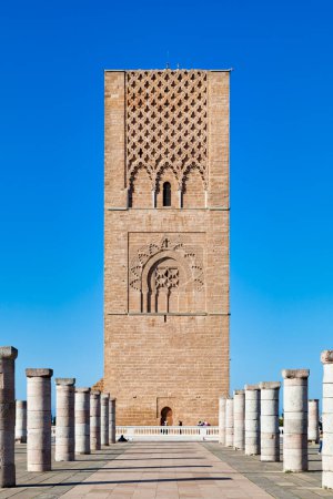 Tour Hassan ou Tour Hassan est le minaret d'une mosquée incomplète à Rabat, Maroc
.