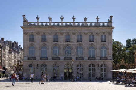 Foto de Nancy, Francia - 24 de junio de 2020: El Museo Nancy de Bellas Artes en la Plaza Stanislas - Imagen libre de derechos