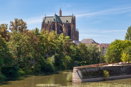 The Metz Cathedral, otherwise the Cathedral of Saint Stephen (French: Cathedrale Saint Etienne de Metz), is a Roman Catholic cathedral in Metz, capital of Lorraine, France.