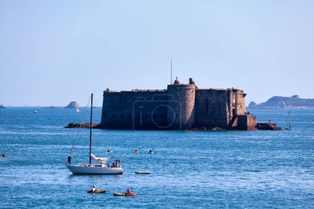 The Chateau du Taureau (English: Castle of the bull) is a fort built on a rocky islet located in the town of Plouezoc'h, in the bay of Morlaix in Finistere.