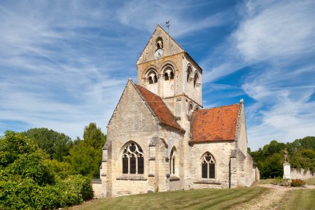 Die Kirche Saint-Martin von Montigny-l 'Allier in der Aisne