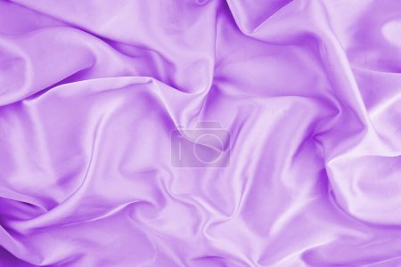 Photo for Violet chiffon fabric texture for background. Silk fabric. Selective focus. - Royalty Free Image