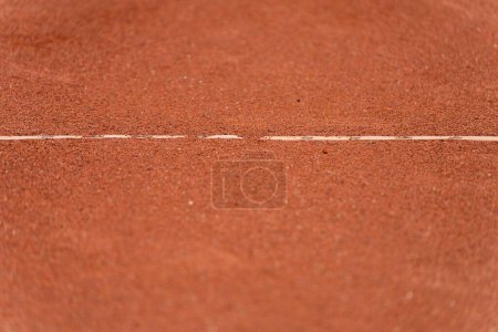 Photo for Close up of a clay tennis court in australia outdoors - Royalty Free Image