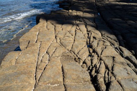 tessellated Pflaster in Tasmania Australien mit Touristen erkunden