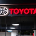 Ljubljana, Slovenia - December 26, 2022: A retailer of japanese car manufacturer Toyota in Ljubljana