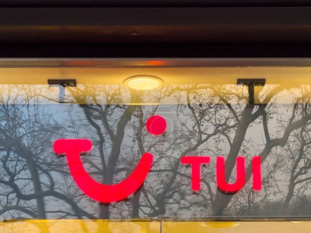 Photo for Baden, Switzerland - January 3, 2024: TUI is an acronym for Touristik Union International - Royalty Free Image