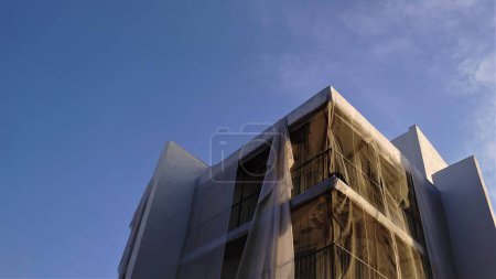 Photo for Facade of building propped up - Royalty Free Image