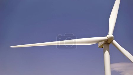 Photo for Windmill blades against the sky as background - Royalty Free Image