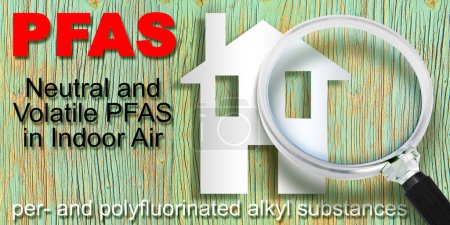 Photo for Dangerous presence and exposure to PFAS inside homes - Perfluoroalkyl and Polyfluoroalkyl pollute the indoor air of homes - Royalty Free Image