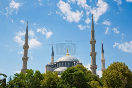 Mezquita Azul, una mezquita histórica en Estambul (Estambul, Sultanahmet, Turquía)