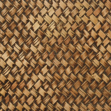 Es ist Gewebte Bambusstruktur für Muster und Hintergrund.