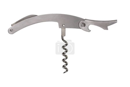 It is One wine opener isolated on white.