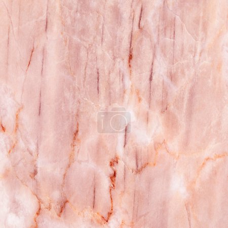 Es mármol natural rosado para el patrón y el fondo.