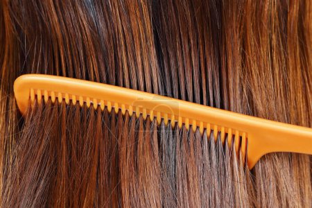 it is hair cleaning by comb for pattern and background.