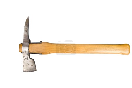 Photo for Old axe isolated on a white background. Clipping path included. - Royalty Free Image