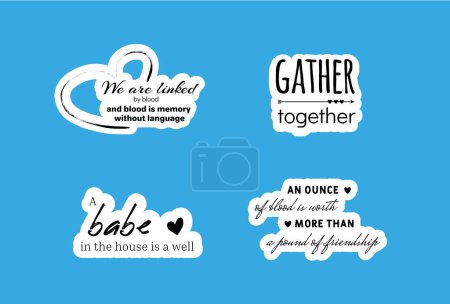 Super family Quotes svg Bundle. Quotes about Super family. Family labels original design, set of logo graphic templates. Vector sticker inscription about family
