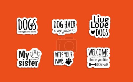 Illustration for Thanksgiving Dog Stickers Quotes SVG Cut Files Designs. Thanksgiving Dog Stickers quotes SVG cut files, Thanksgiving Dog Stickers quotes t shirt designs, Saying about Thanksgiving Dog Stickers . - Royalty Free Image