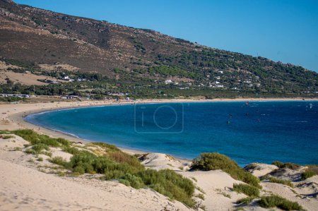 Landscape of  Valdevaqueros beach, Gibraltar Strait, Spain
