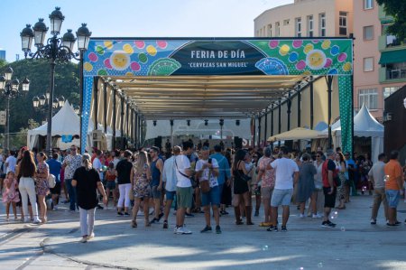 Photo for TORREMOLINOS, SPAIN - SEPTEMBER 30, 2023: Celebrating of San Miguel fair in Torremolinos, Spain on September 30, 2023 - Royalty Free Image