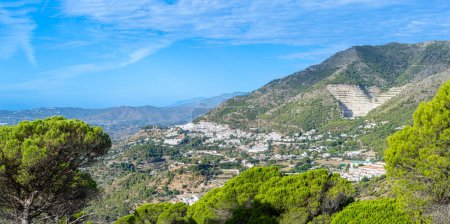 Panoramic view on Mijas village, Andalusia, Malaga, Spain