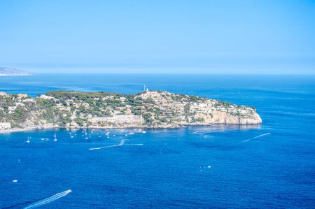 Téléchargez les photos : Paysage côtier méditerranéen depuis Cerro Gordo. La Herradura, Andulasia, Sud de l'Espagne - en image libre de droit
