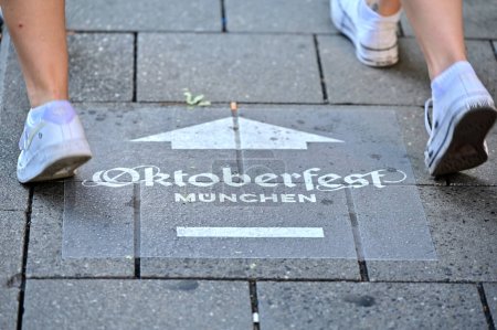 Photo for Oktoberfest Wiesn in Munich, Bavaria - the world's largest folk festival - Royalty Free Image