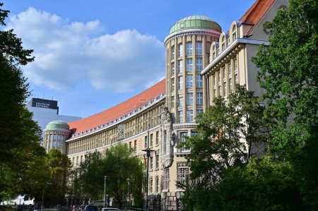 Foto de Biblioteca Nacional Alemana en la ciudad de Leipzig, Sajonia - Imagen libre de derechos