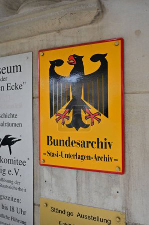 Photo for Stasi memorial and -museum in the Round Corner in Leipzig, Saxony - Royalty Free Image