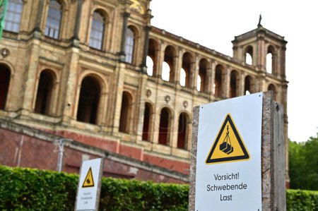 Téléchargez les photos : Maximilianeum à Munich, siège du parlement bavarois, Bavière, Allemagne - en image libre de droit