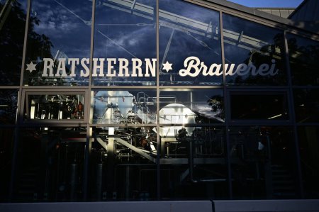 Foto de Fábrica de cerveza Ratsherrn en Hamburgo, Alemania - Imagen libre de derechos